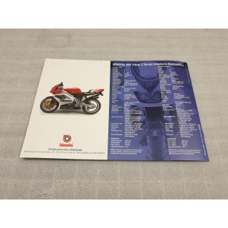 Original Bimota 500 Vdue Prospekt Broschüre selten