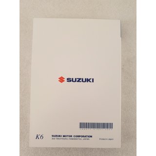 Suzuki Fahrerhandbuch GSX-R1000 (99011-41G51-SDE)