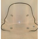 Windschild + Halter Ca. 60cm x 70cm FABBRI Piaggio,...