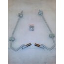 Windschild + Halter Ca. 60cm x 70cm FABBRI Piaggio,...