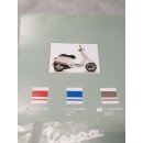 Original Vespa Piaggio Dekorsatz Aufkleber rot Sprint 605944M00R