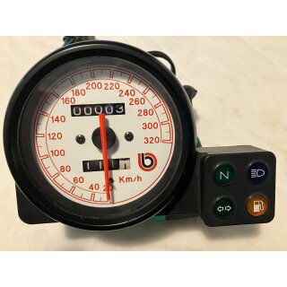 Bimota YB11; YB9 Tachometer; Speedometer Km/h 503582049;/ 503582050