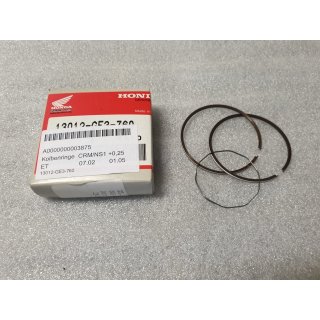 Original Honda Kolbenringe + 0,25 CRM NSR 75 13012-GE3-760