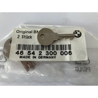 Original BMW Normalschlüssel Ersatzschlüssel für Koffer (Code) R45-R100 K75-100 46542300006